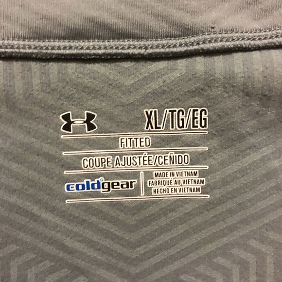 Under Armor Gray Half Zip Jacket, EUC, XL - Picture 10 of 13